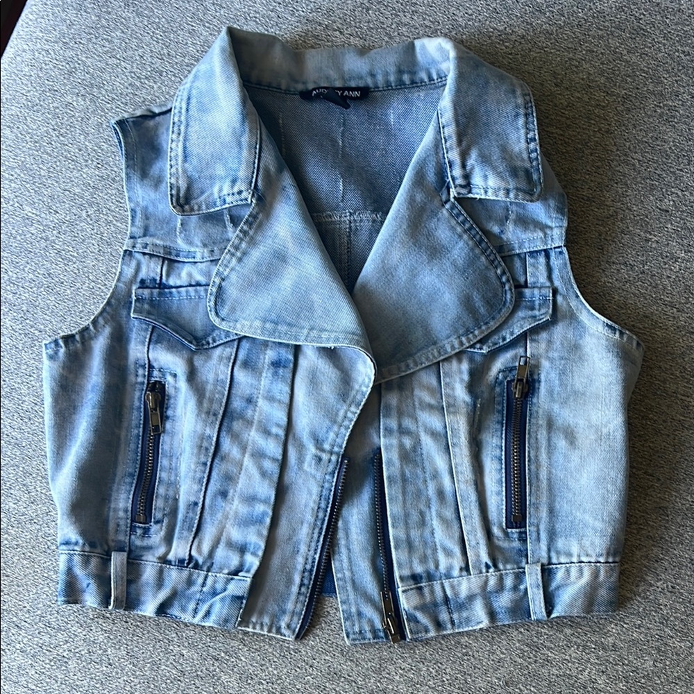 Audrey Ann Sky Blue Denim Jacket